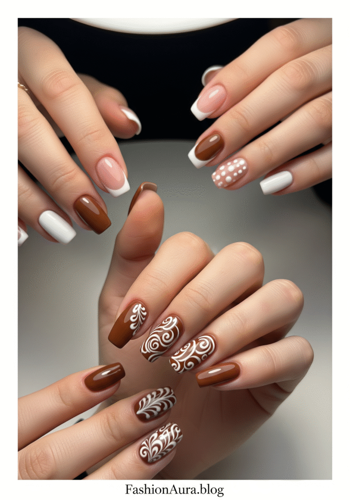 Brown Nail Ideas for Every Style — Minimal, Glam, and Modern