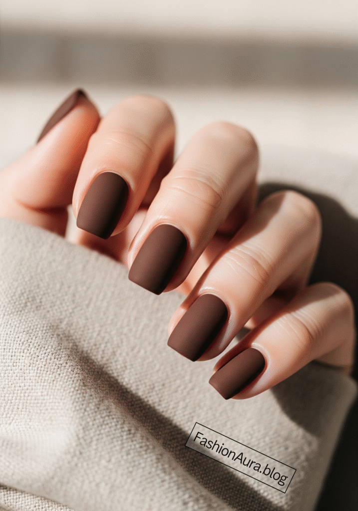 Brown Nail Ideas for Every Style — Minimal, Glam, and Modern