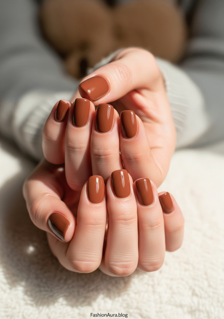 Trendy Brown Nail Designs for a Warm & Aesthetic Look