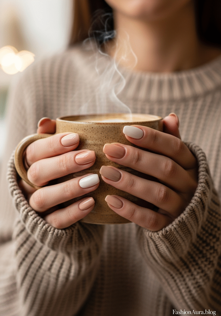 Cozy Winter Nails Inspired by Snowy Days, Hot Cocoa & Warm Sweaters 2 Cozy Winter Nails Inspired by Snowy Days, Hot Cocoa & Warm Sweaters