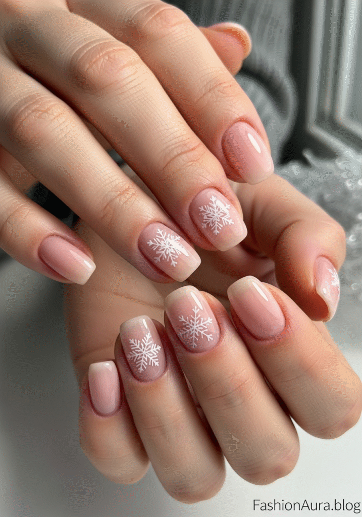 Minimal Christmas Nail Ideas for a Soft, Subtle & Aesthetic Holiday Look