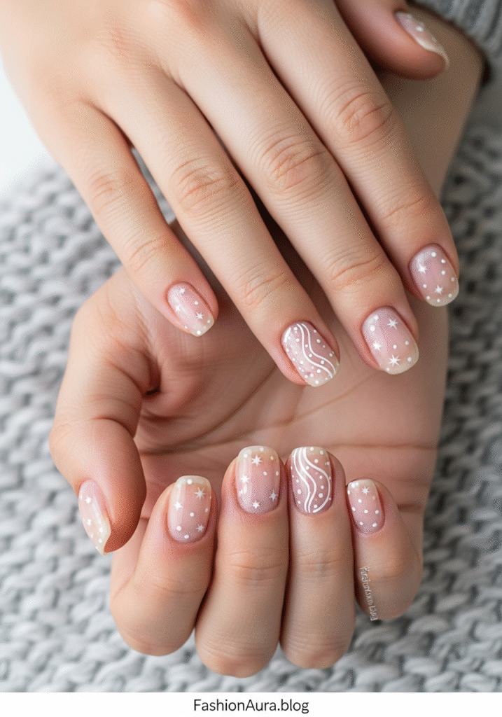 Minimal Christmas Nail Ideas for a Soft, Subtle & Aesthetic Holiday Look