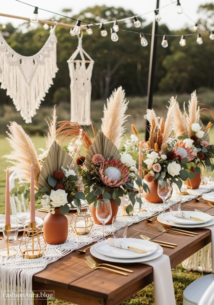 Boho Modern Wedding Decor Guide - Soft, Natural & Effortlessly Aesthetic 4 Boho Modern Wedding Decor Guide - Soft, Natural & Effortlessly Aesthetic