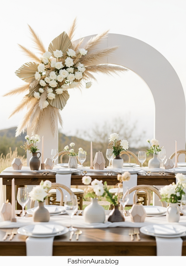 Boho Modern Wedding Decor Guide - Soft, Natural & Effortlessly Aesthetic 9 Boho Modern Wedding Decor Guide - Soft, Natural & Effortlessly Aesthetic