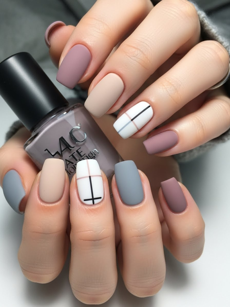 Cozy January Nail Designs Inspired by Winter Textures 2 Cozy January Nail Designs Inspired by Winter Textures