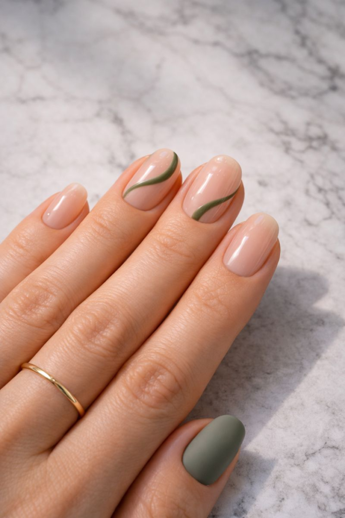 7 Minimalist Green Nail Looks That Scream Quiet Luxury 4 7 Minimalist Green Nail Looks That Scream Quiet Luxury