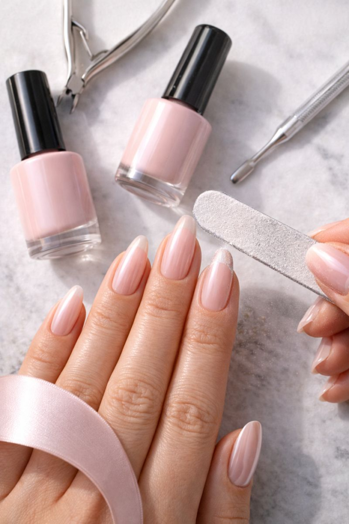 8 Ways Light Pink Chrome Almond Nails Redefine Quiet Luxury Manicures