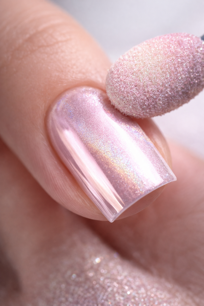 Light Pink Chrome Square Nails: The 8 Ways This Trend Elevates Your Look (Short & Long Styles That Pop)