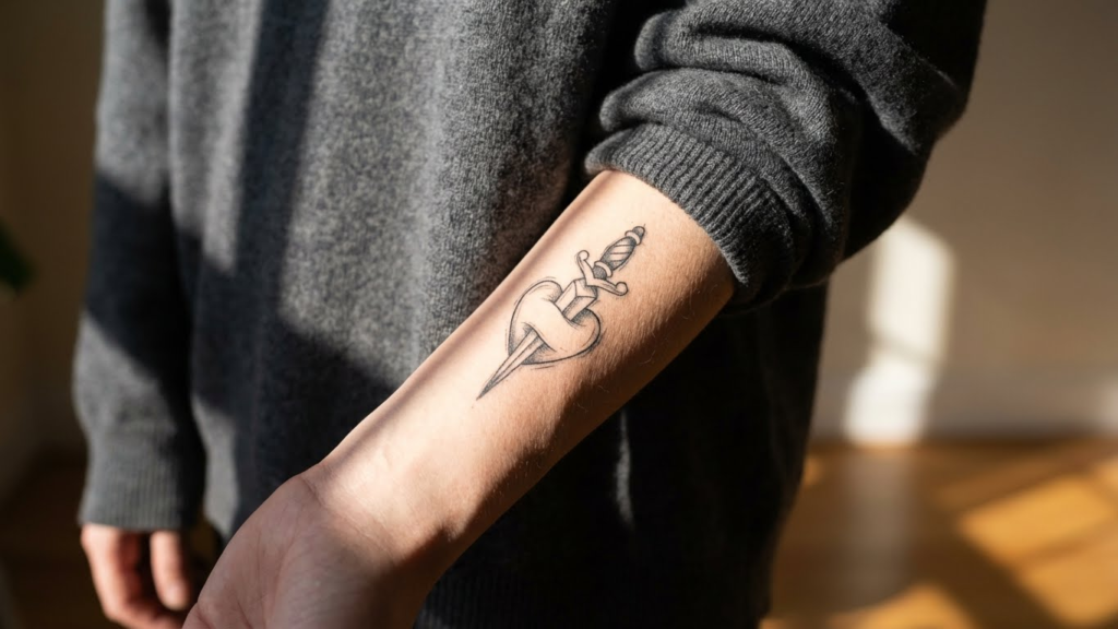 7 Stunning Feminine American Traditional Tattoo Outline Ideas for Women 3 7 Stunning Feminine American Traditional Tattoo Outline Ideas for Women