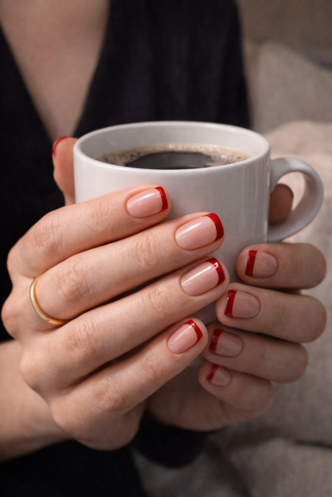 Acrylics or Gel? The Ultimate Guide to Achieving the Perfect Short Square Red French Tip