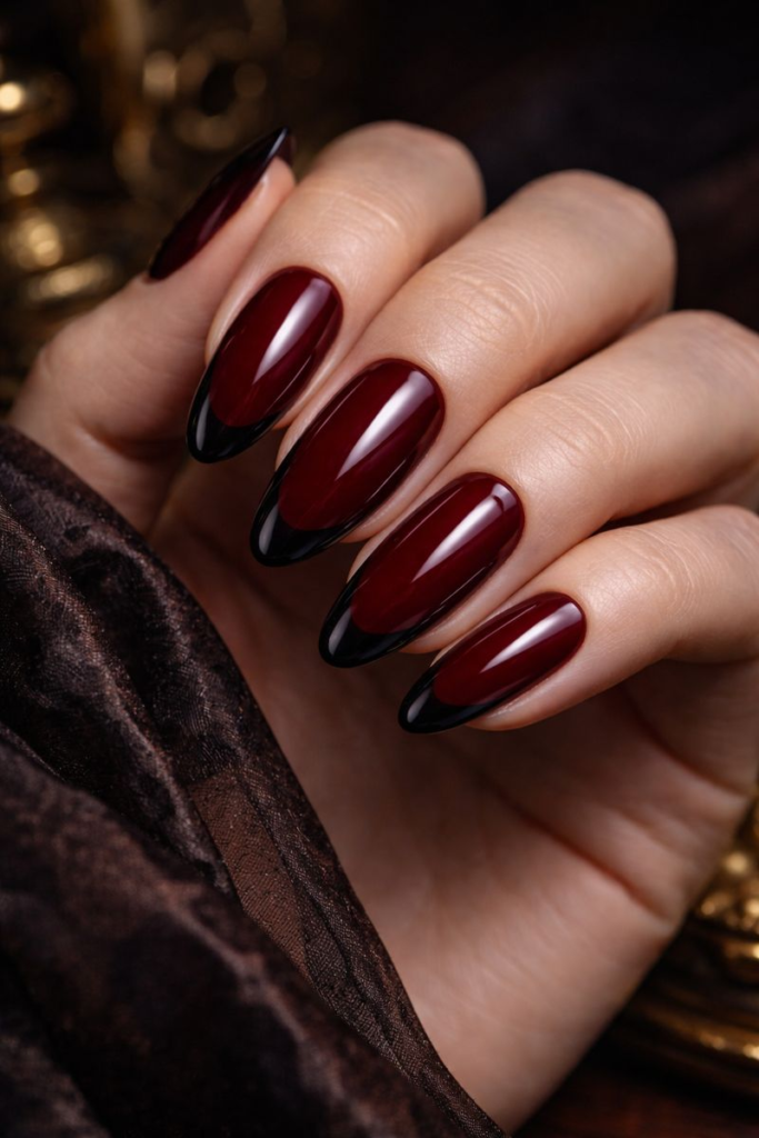 9 Captivating Dark Romance Nail Ideas: Burgundy & Wine Red Inspo That Commands Attention 3 9 Captivating Dark Romance Nail Ideas: Burgundy & Wine Red Inspo That Commands Attention