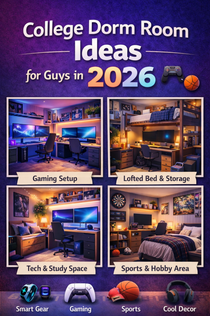College Dorm Room Ideas for Guys in 2026