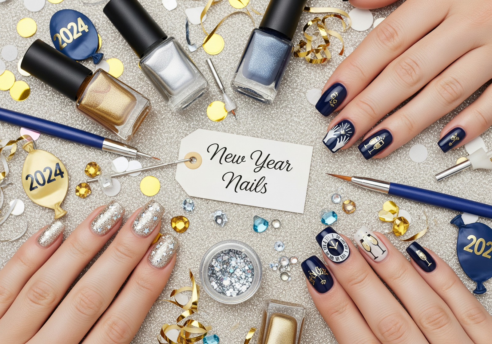 25 New Year Nail Ideas for 2026 You’ll Fall in Love With