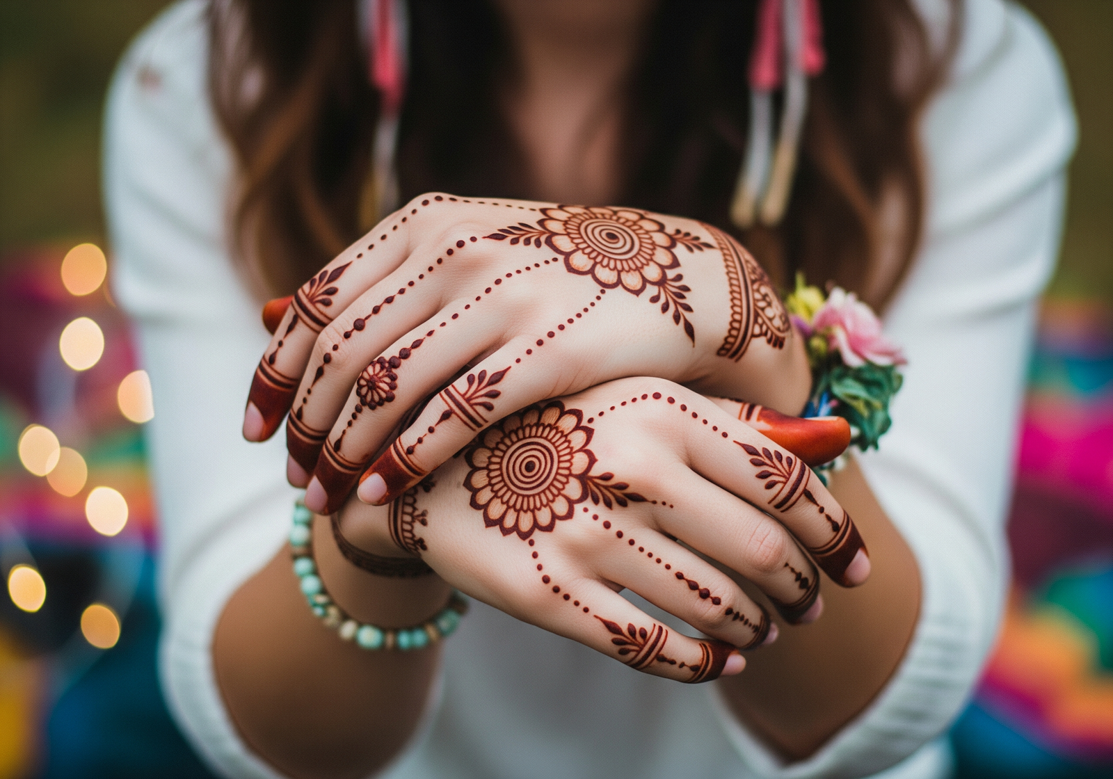 Simple Henna Designs for Festivals – Minimal, Boho & Aesthetic Festival Henna Ideas