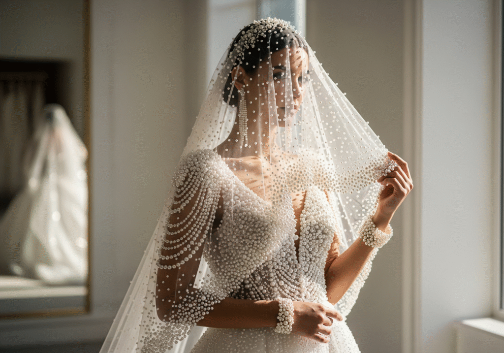 Pearl Bridal Fashion: Dresses, Veils & Accessories Taking Over 2026