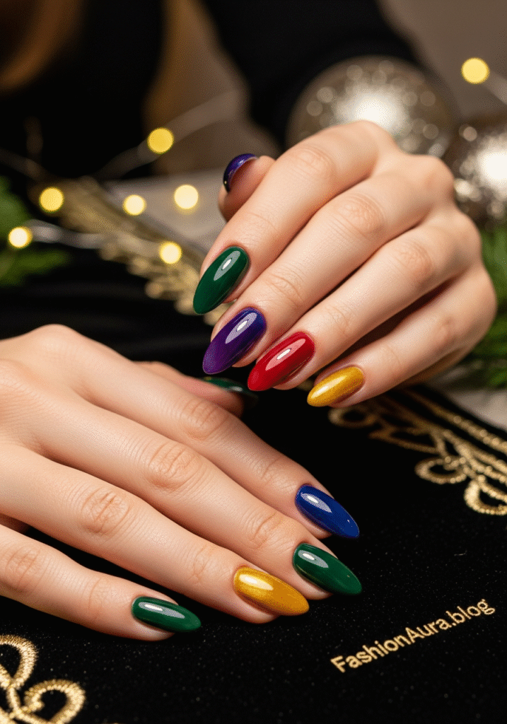 Holiday Party Nails: Glamorous & Sparkly Ideas for Every Festive Outfit 8 Holiday Party Nails: Glamorous & Sparkly Ideas for Every Festive Outfit