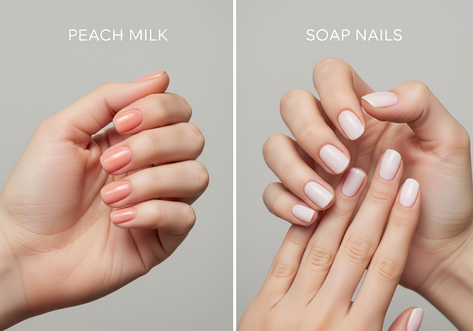Peach Milk vs. Soap Nails: Which Minimalist Trend is For You?