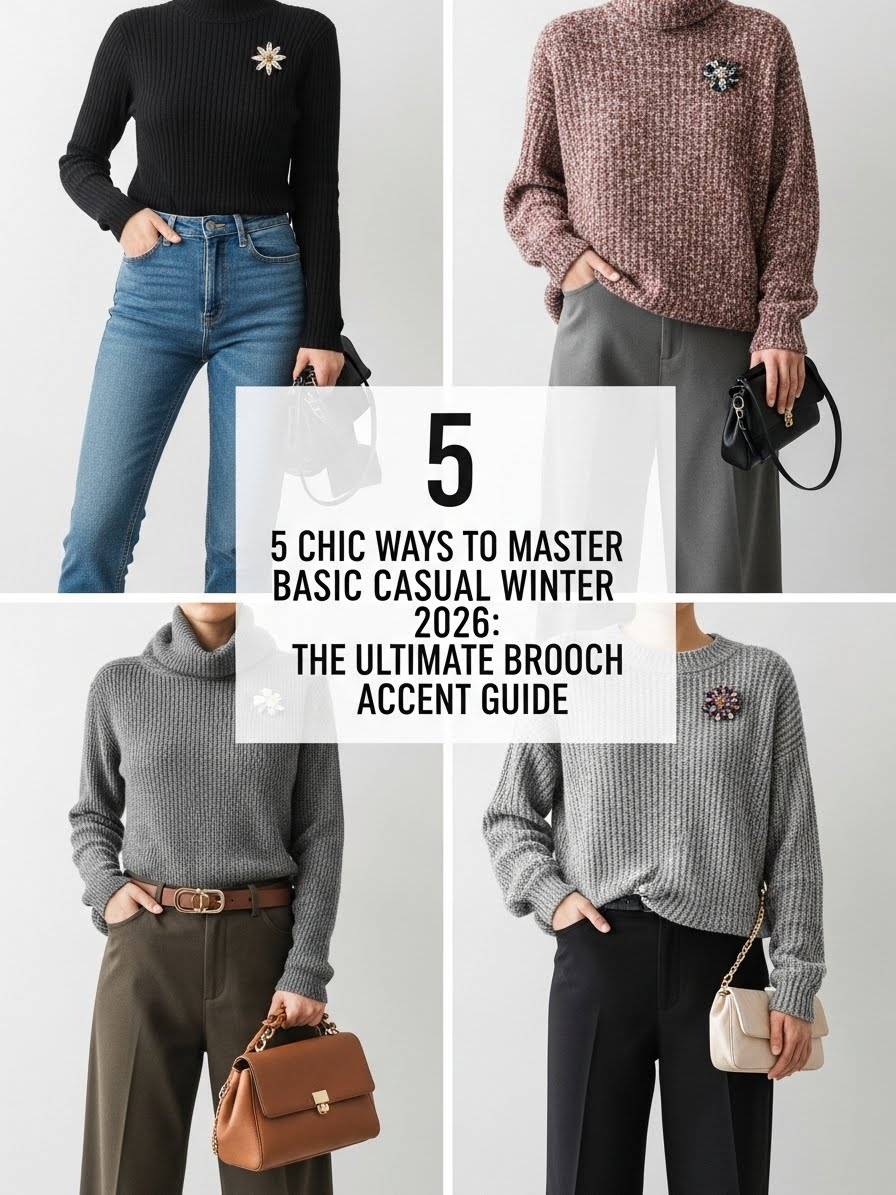 5 Chic Ways to Master Basic Casual Winter 2026: The Ultimate Brooch Accent Guide