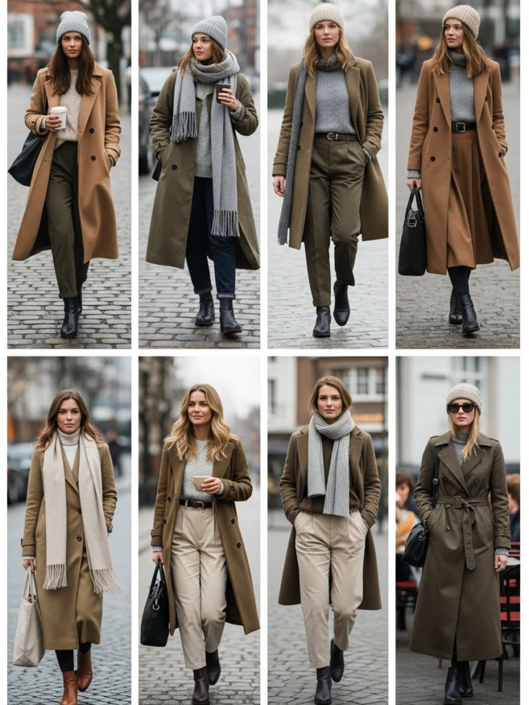 7 Chic Khaki Outfits for Cold Days: The 2026 Winter Uniform