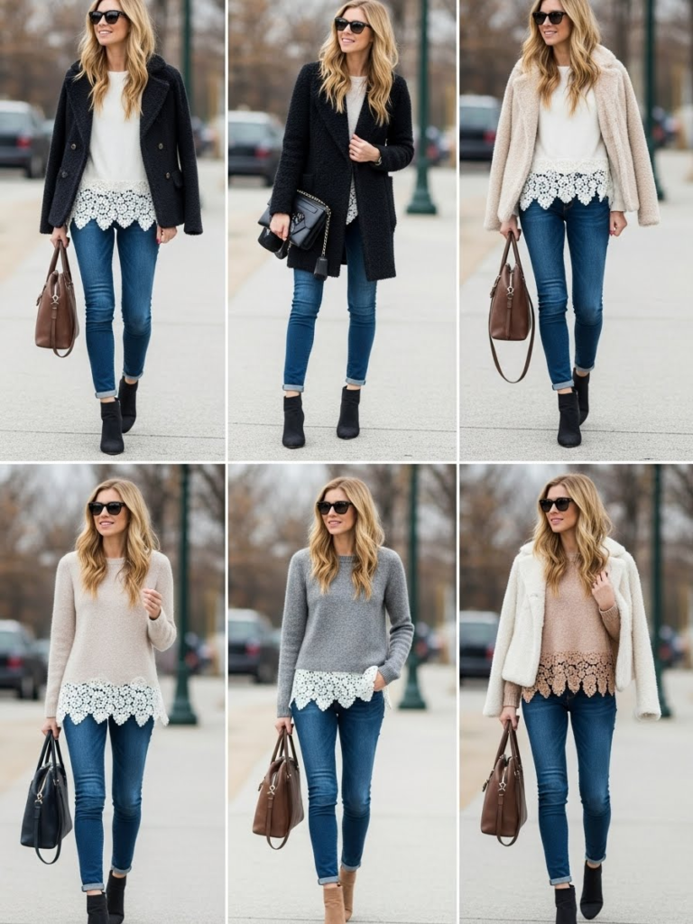 The Art of Contrast: 6 Effortless Ways to Wear Lace Trim Casually for Winter 2026