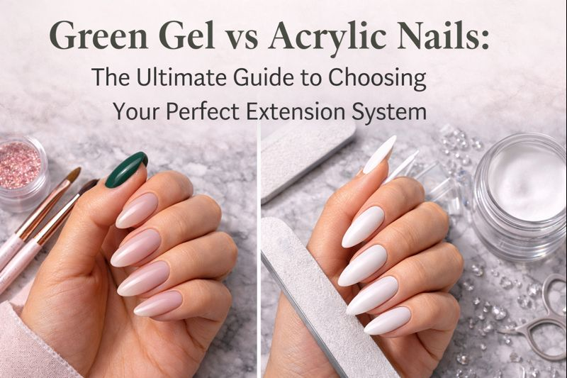 Green Gel vs Acrylic Nails: The Ultimate Guide to Choosing Your Perfect Extension System