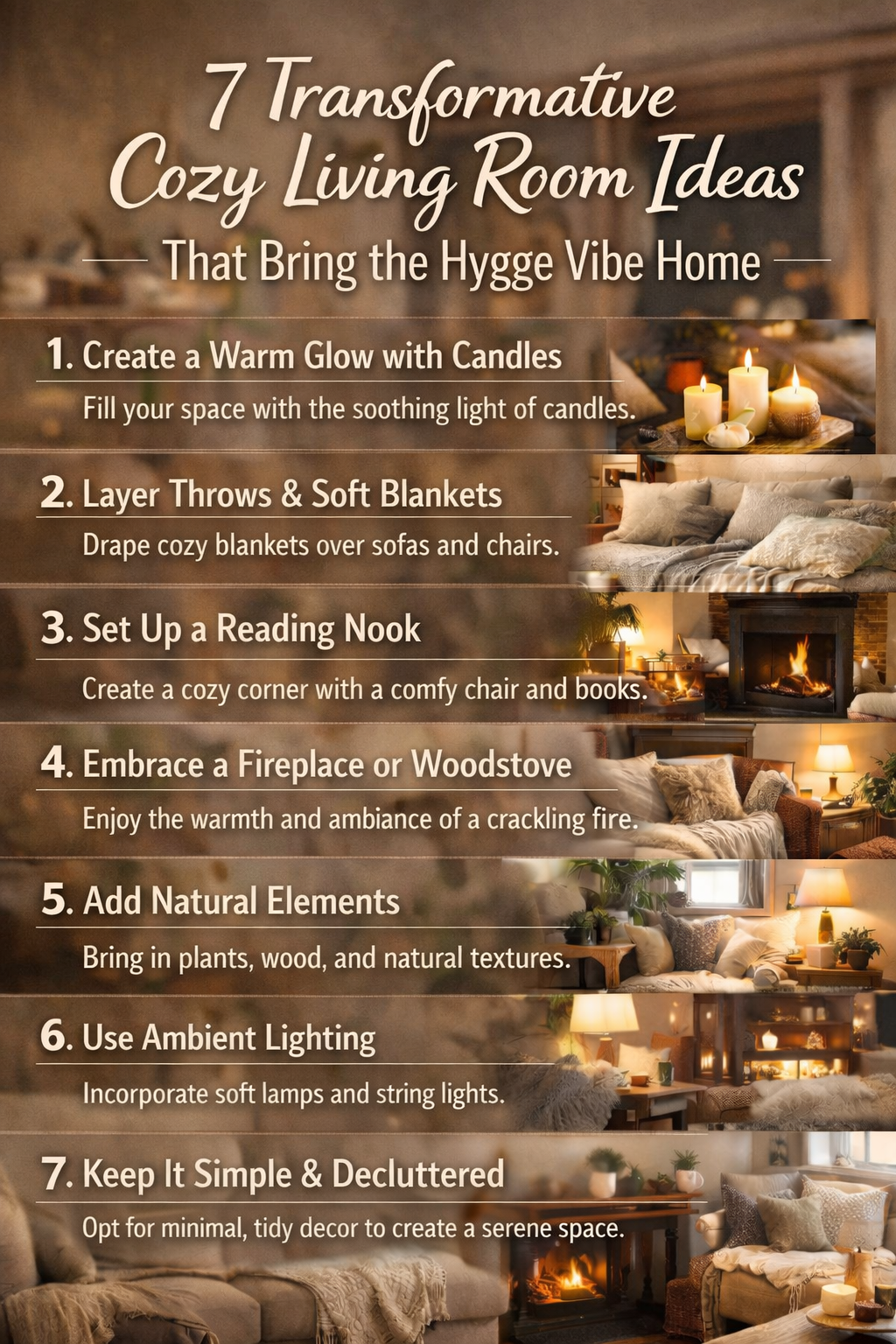 7 Transformative Cozy Living Room Ideas That Bring the Hygge Vibe Home
