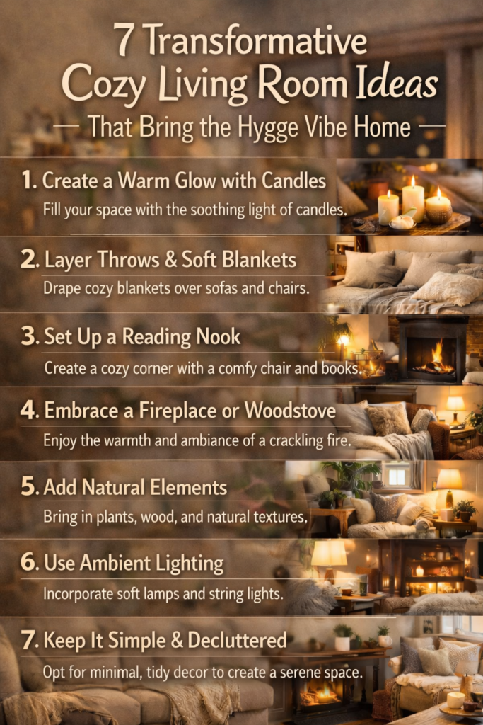 7 Transformative Cozy Living Room Ideas That Bring the Hygge Vibe Home 7 7 Transformative Cozy Living Room Ideas That Bring the Hygge Vibe Home