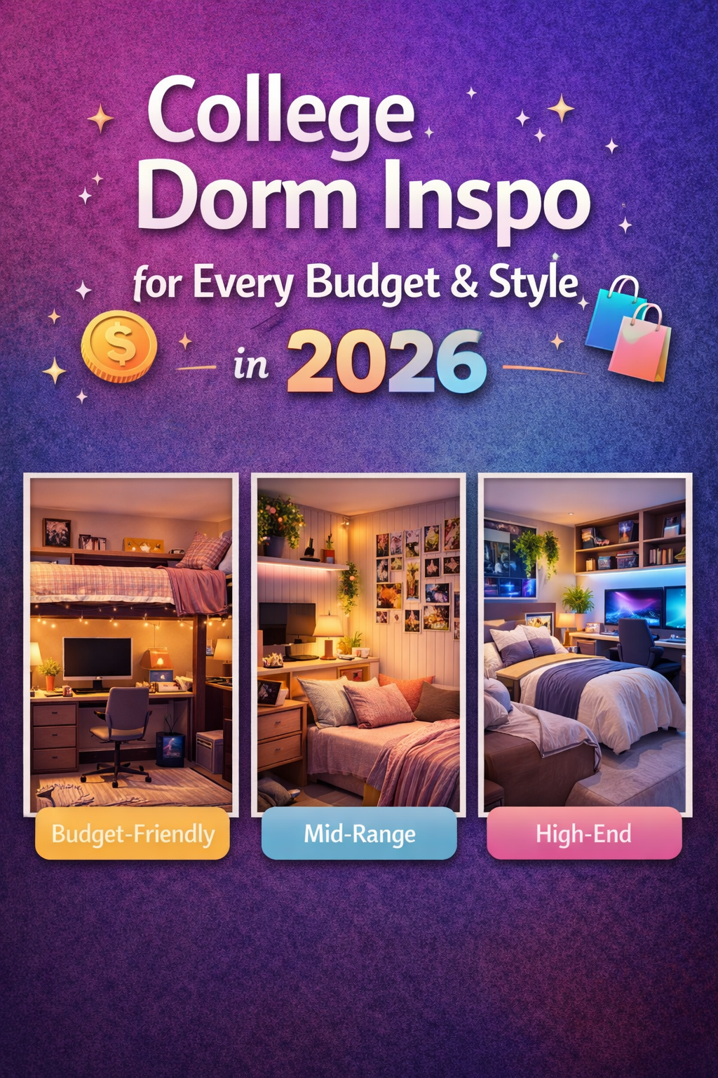 College Dorm Inspo for Every Budget & Style in 2026