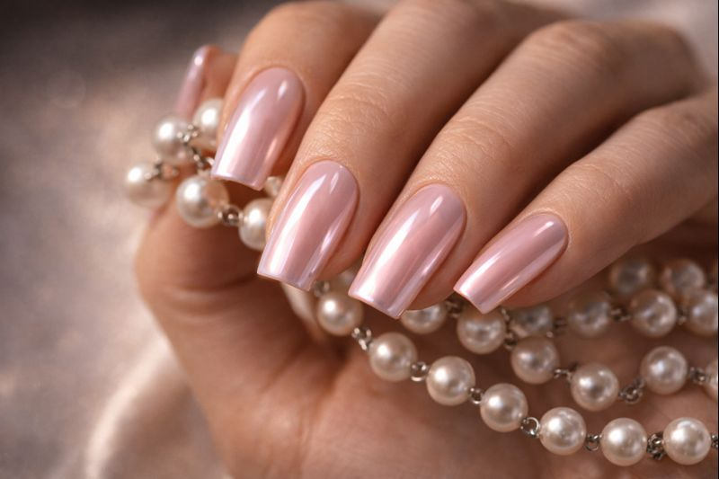 Light Pink Chrome Square Nails: The 8 Ways This Trend Elevates Your Look (Short & Long Styles That Pop)