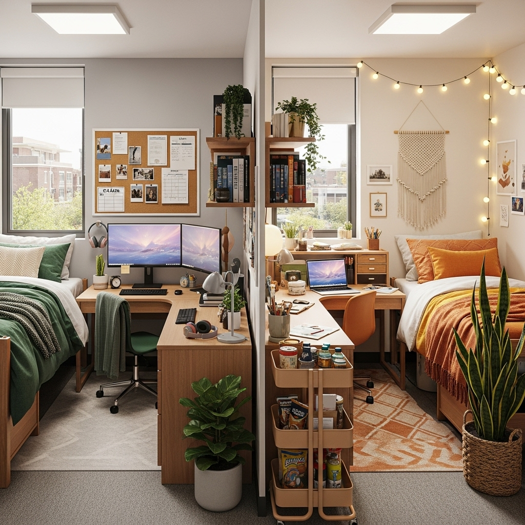 College Room Ideas for Shared Dorms in 2026 2 College Room Ideas for Shared Dorms in 2026