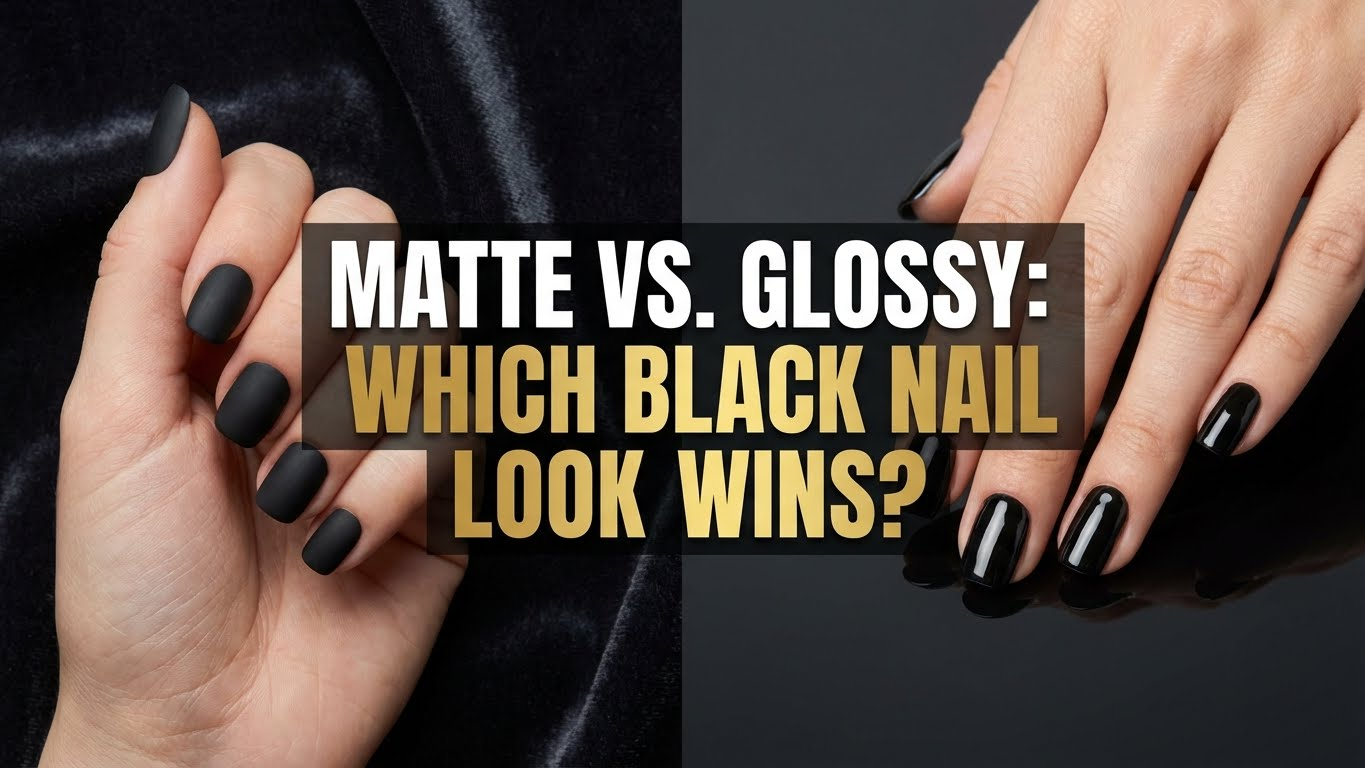 Matte vs. Glossy: Which Black Nail Look Wins?