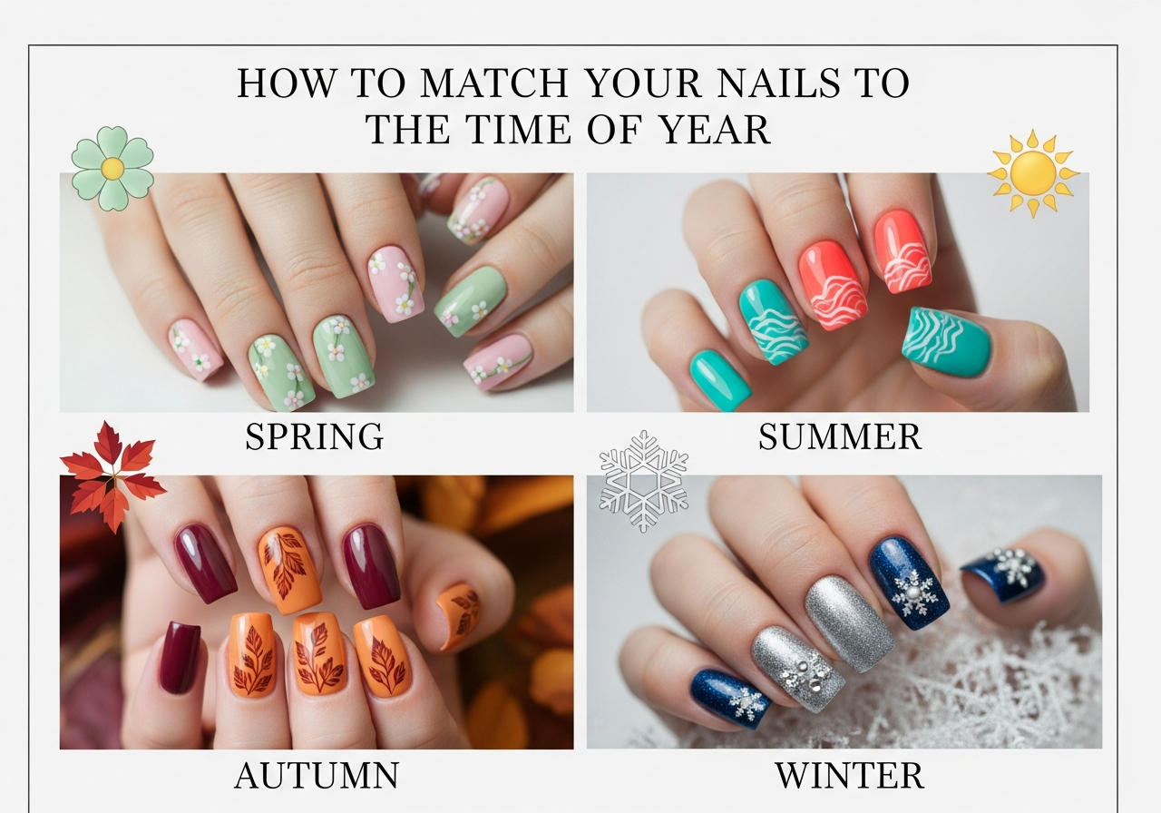 How to Match Your Nails to the Time of Year