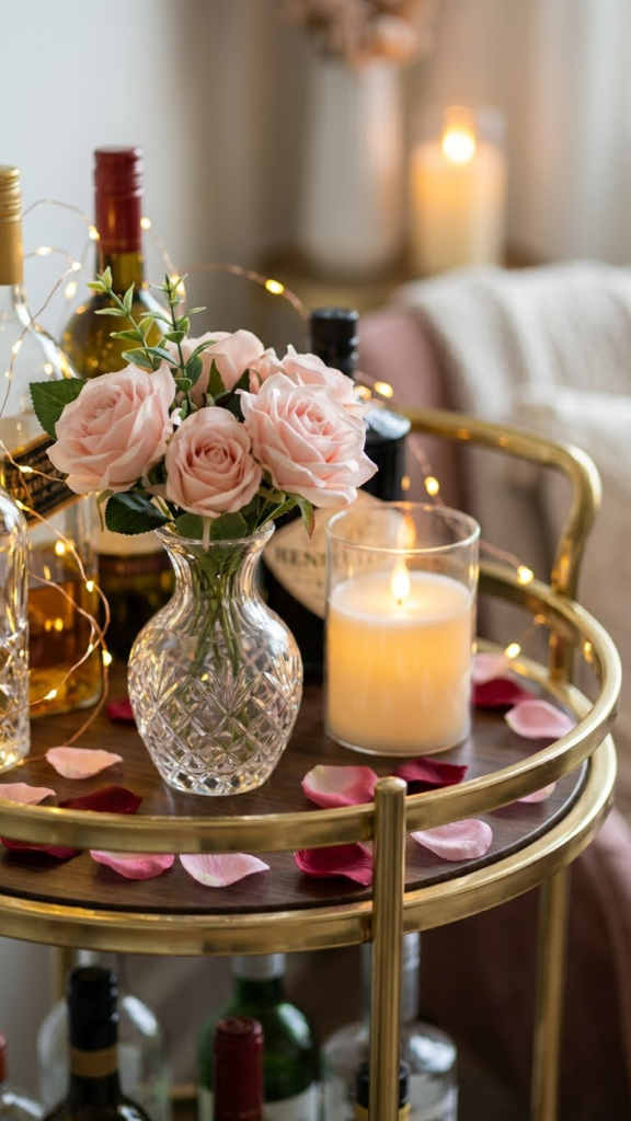 Valentine's Day Bar Cart: 7 Steps to Styling Pink Cocktails & Romantic Decor 3 Valentine's Day Bar Cart: 7 Steps to Styling Pink Cocktails & Romantic Decor