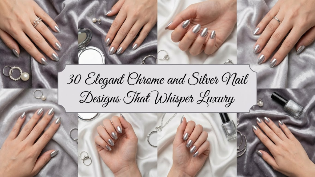 30 Elegant Chrome and Silver Nail Designs That Whisper Luxury