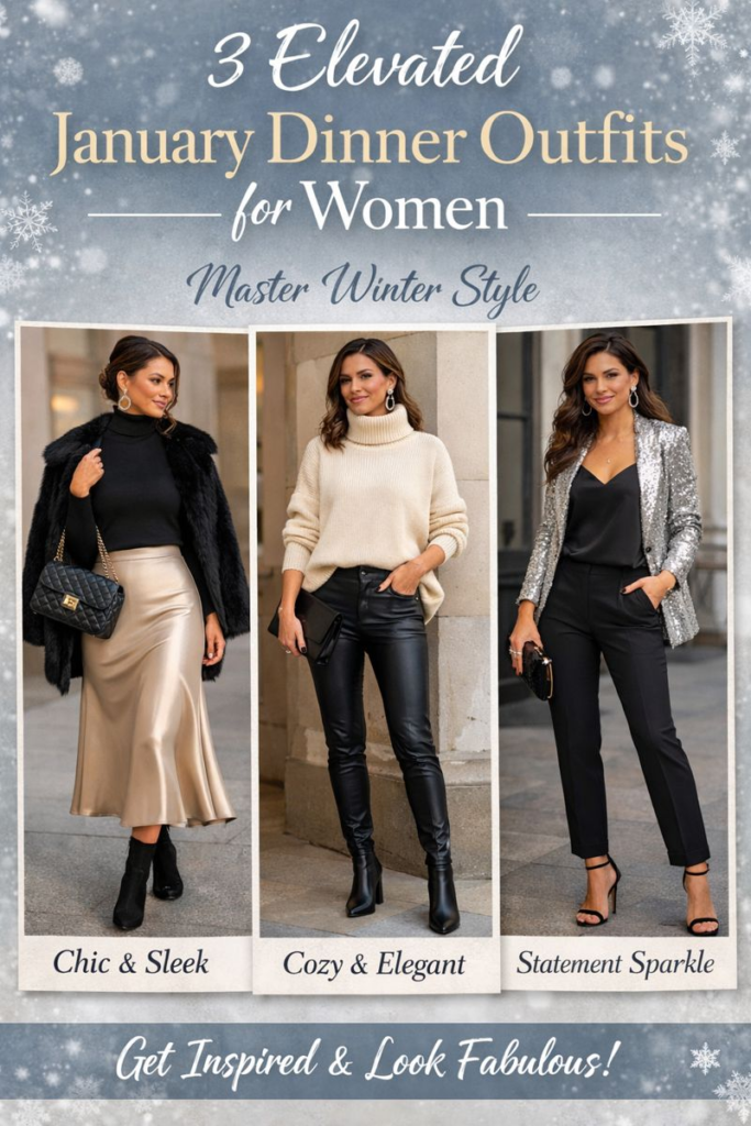 3 January Dinner Outfits for Women: Master Winter Style
