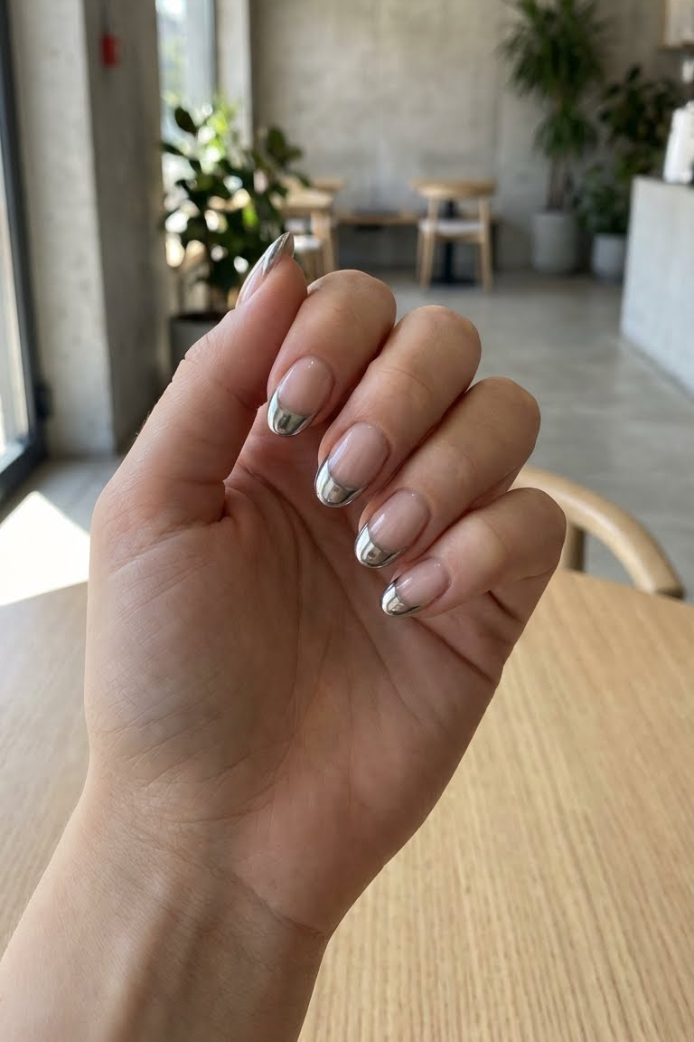 30 Elegant Chrome and Silver Nail Designs That Whisper Luxury 5 30 Elegant Chrome and Silver Nail Designs That Whisper Luxury