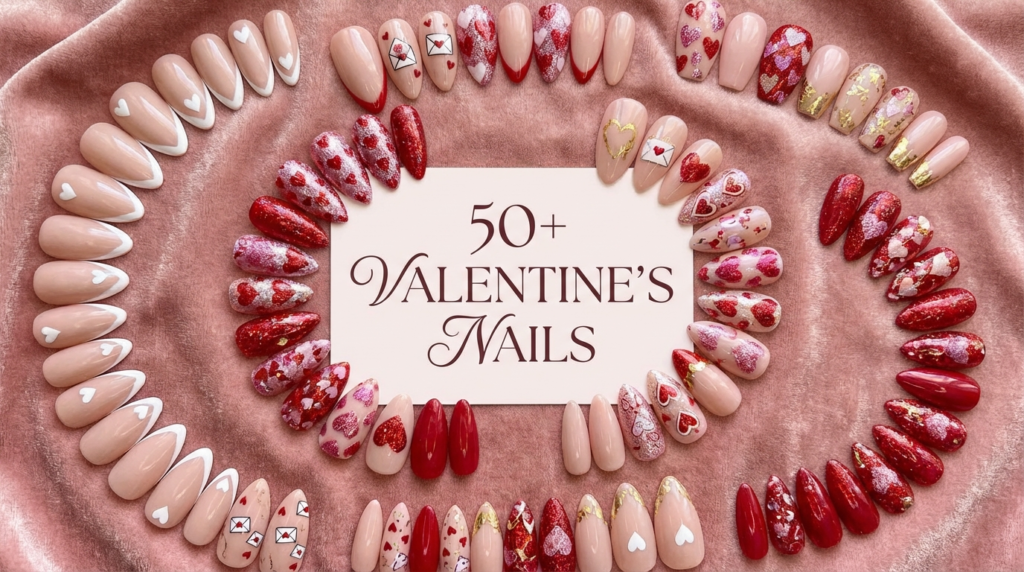 50+ Valentine’s Nail Designs to Obsess Over (From Minimalist to Bold)