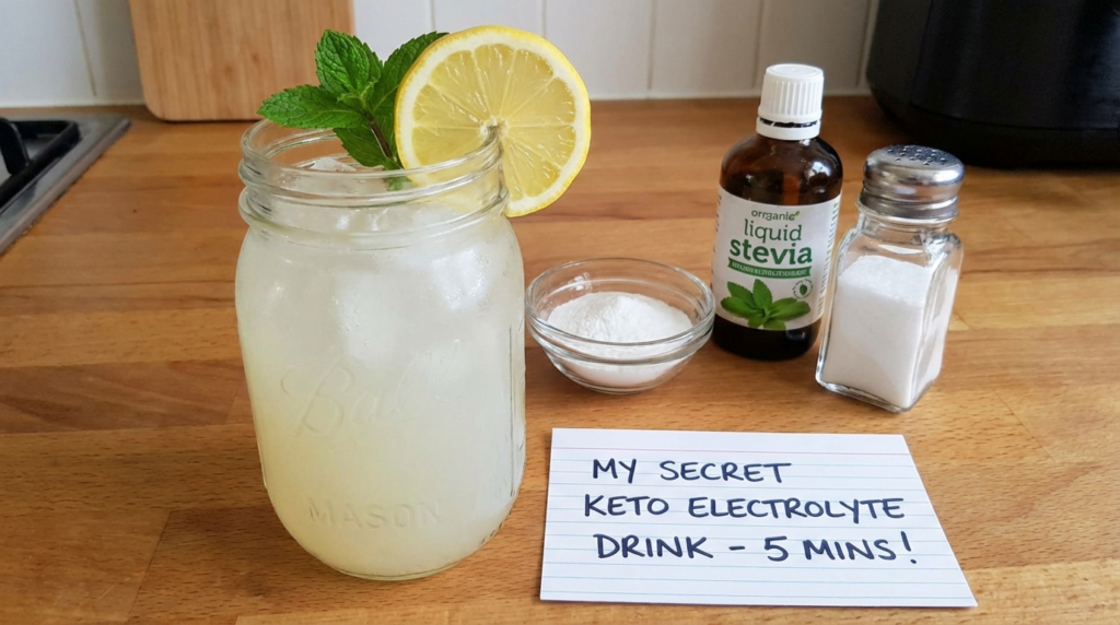 My Secret 5 Minute Keto Electrolyte Drink: Banish the Keto Flu Instantly!
