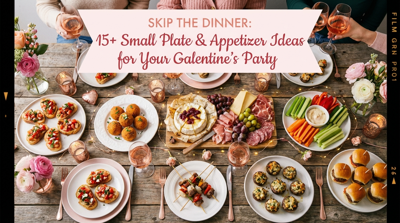 Skip the Dinner: 15+ Small Plate & Appetizer Ideas for Your Galentine’s Party