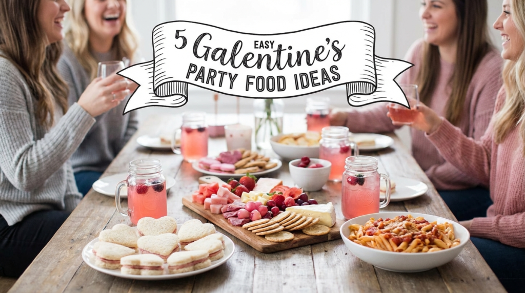 5 Easy Galentine’s Party Food Ideas for a Last Minute Dinner