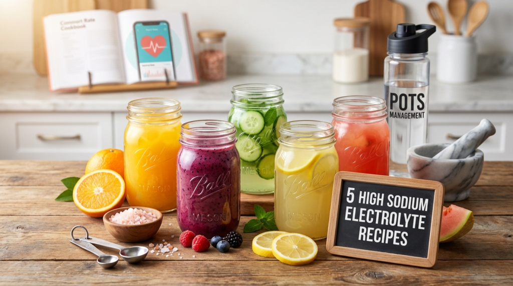 5 High Sodium Electrolyte Recipes to Revolutionize Your POTS Management
