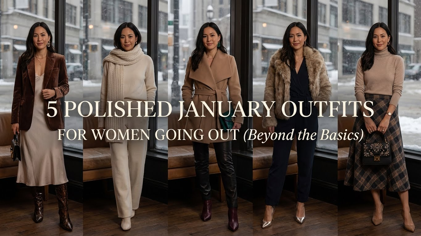 5 Polished January Outfits for Women Going Out (Beyond the Basics)