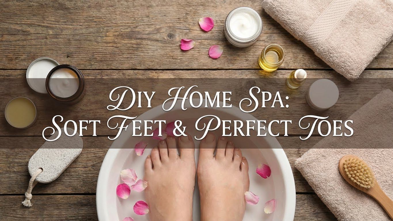How to Get Soft Feet & Perfect Toes at Home
