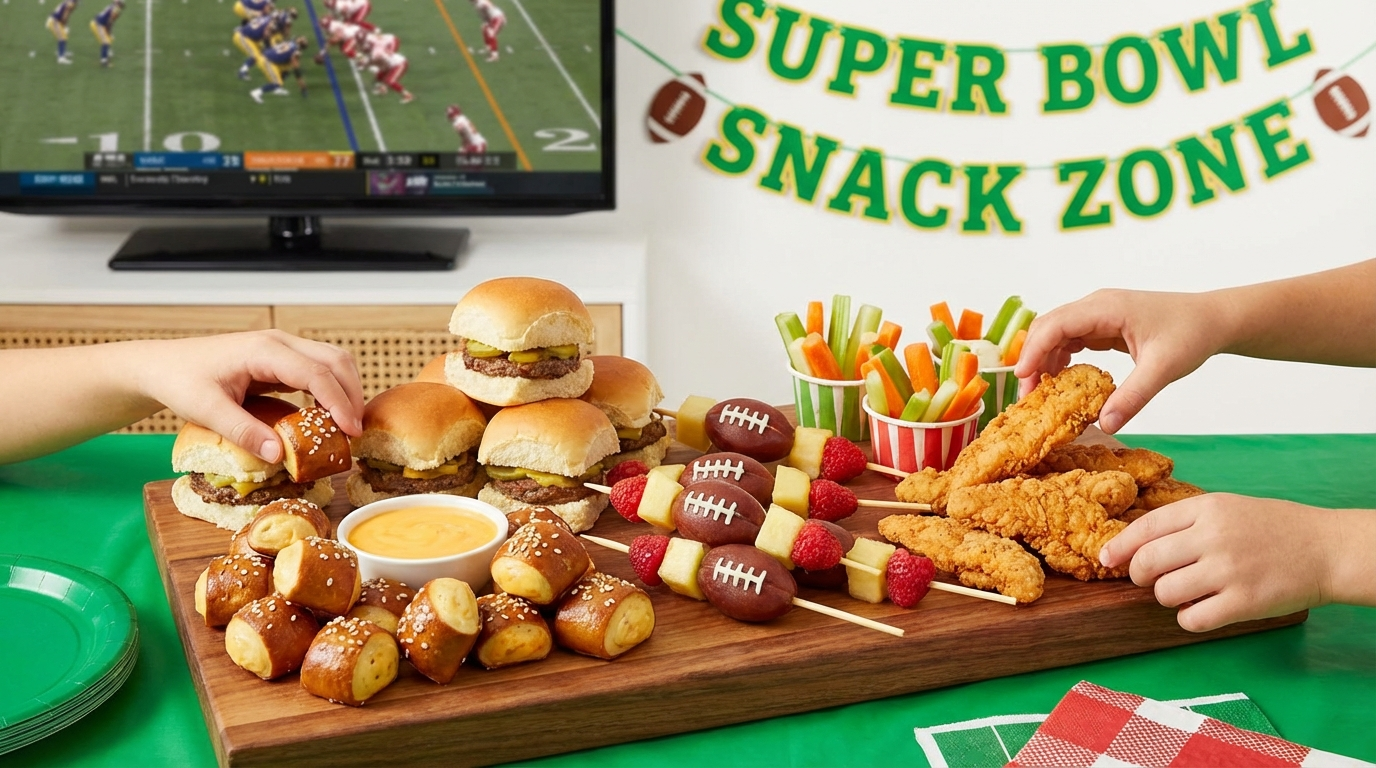 26 Super Bowl Finger Foods Kids Can Grab and Go (And Adults Will Love Too!)