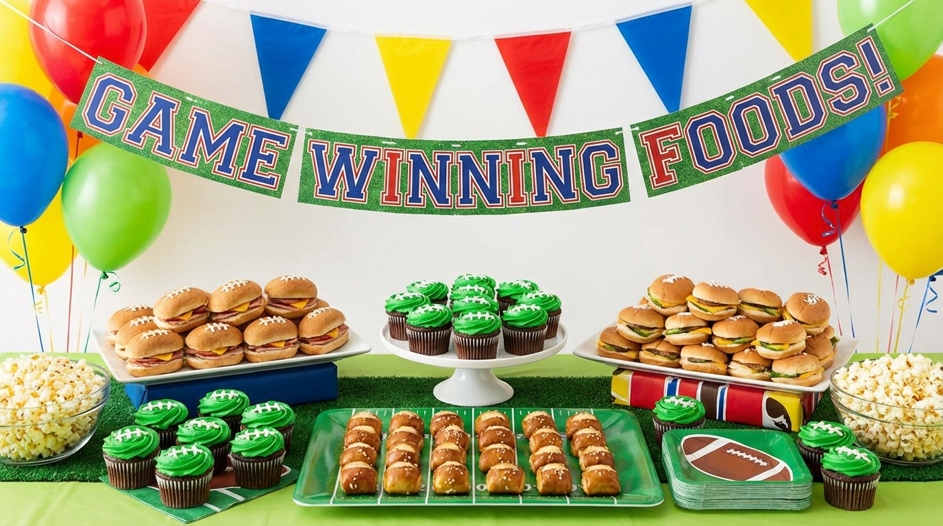 20 Game Winning Football Birthday Party Foods for Kids (No Fancy Skills Needed!)