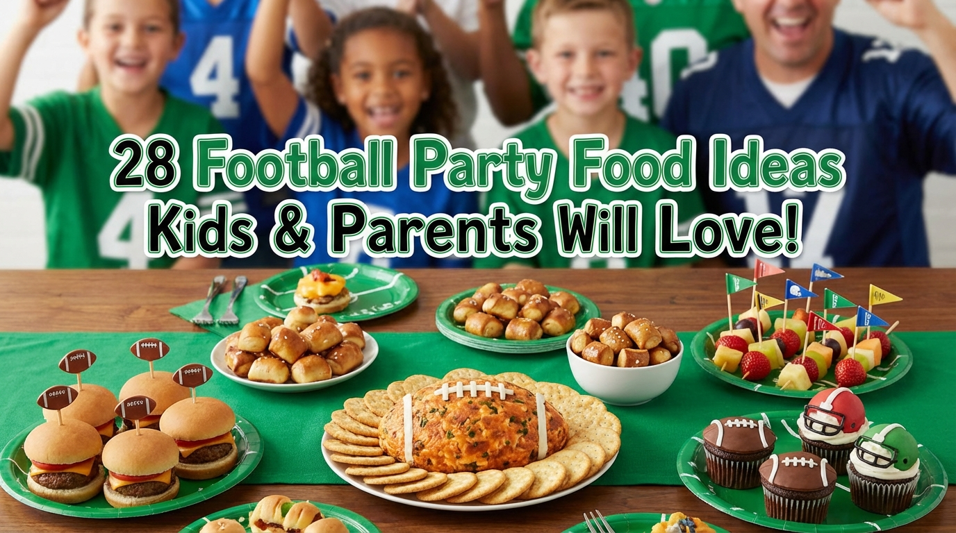 28 Football Party Food Ideas Kids Will Talk About for Weeks (and Parents Will Love!)