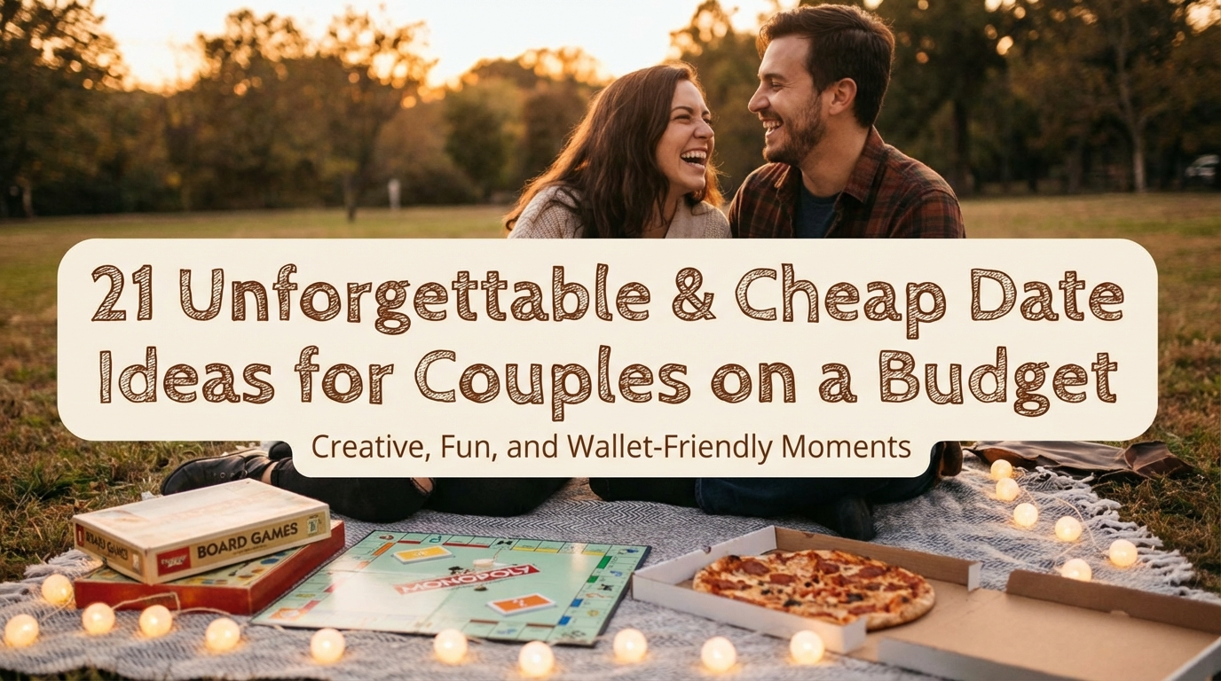 21 Unforgettable & Cheap Date Ideas for Couples on a Budget 1 21 Unforgettable & Cheap Date Ideas for Couples on a Budget