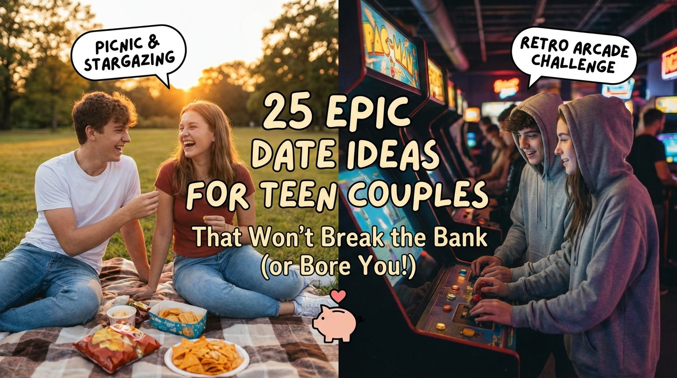 25 Epic Date Ideas for Teen Couples That Won't Break the Bank (or Bore You!)