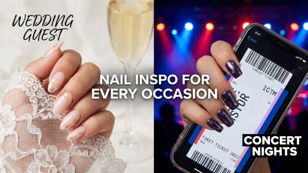 Nail Inspo for Every Occasion: From Wedding Guest to Concert Nights