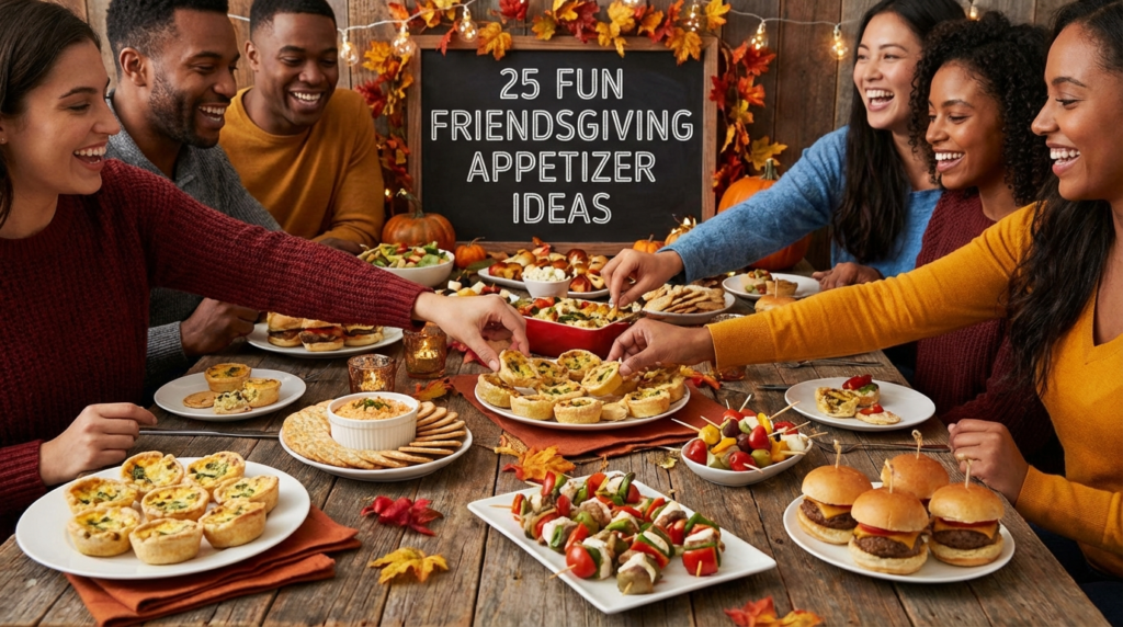 25 Fun Friendsgiving Appetizer Ideas for Groups (That Everyone Will Devour!)